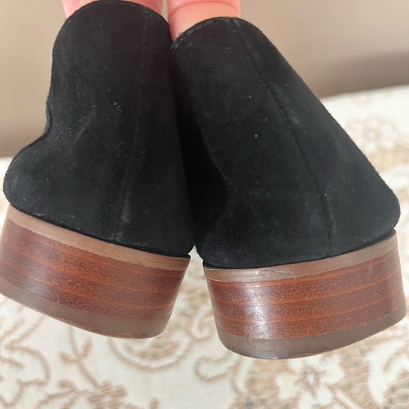 Franco Sarto Arthur Elegant Black Suede Loafers Size 7 - Picture 11 of 12